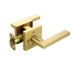 Gold Zinc Alloy Door Handle Lock