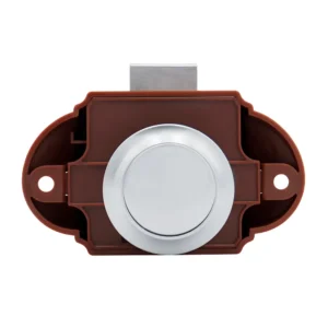 Rv_Large_Brown_Push_Button_Latch_Catch_Lock
